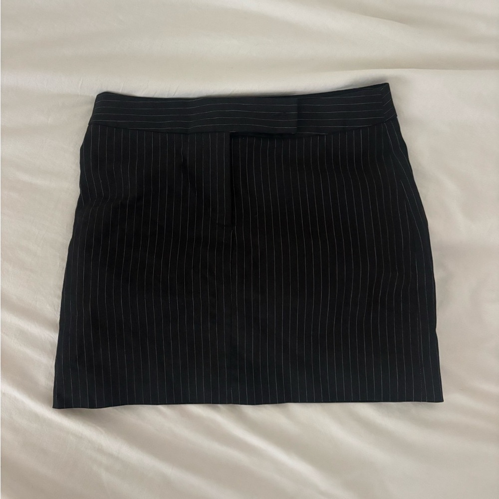 Princess Polly Black Pinstripe Women's Skirt